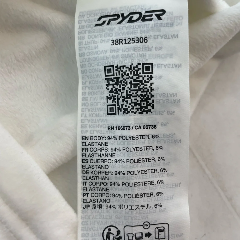 SPYDER Shimmer Bug 1/2 Zip Mid-Layer Top Girl’s Size Small MSRP$65 NWT - Picture 7 of 7